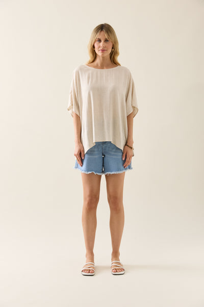 Isle of Mine - Ingrid Relaxed Top - Canvas