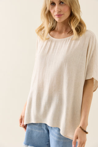 Isle of Mine - Ingrid Relaxed Top - Canvas