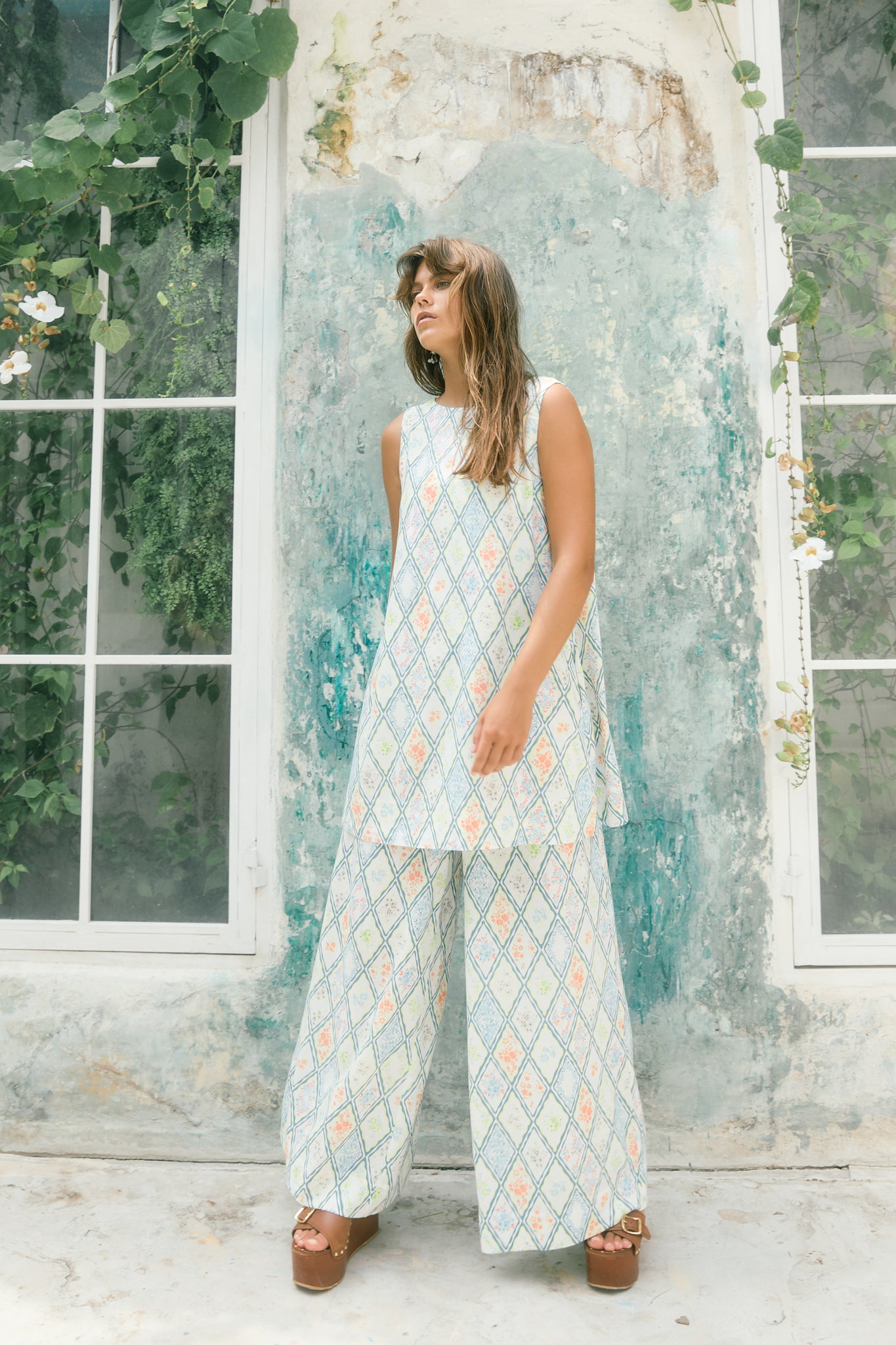 Isle of Mine - Ingrid Reversible Tunic - Tile Isle of Mine - Ingrid Pant - Tile