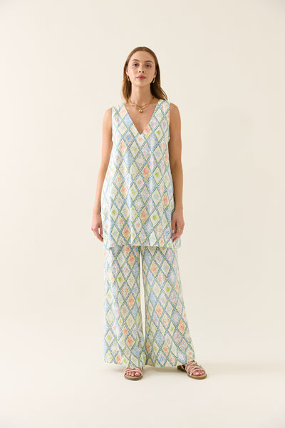 Isle of Mine - Ingrid Reversible Tunic - Tile