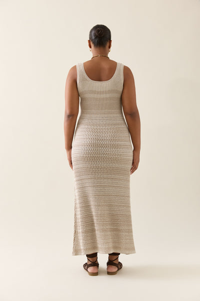 Isle of Mine - Ida Knit Tank Dress - Canvas