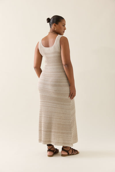 Isle of Mine - Ida Knit Tank Dress - Canvas
