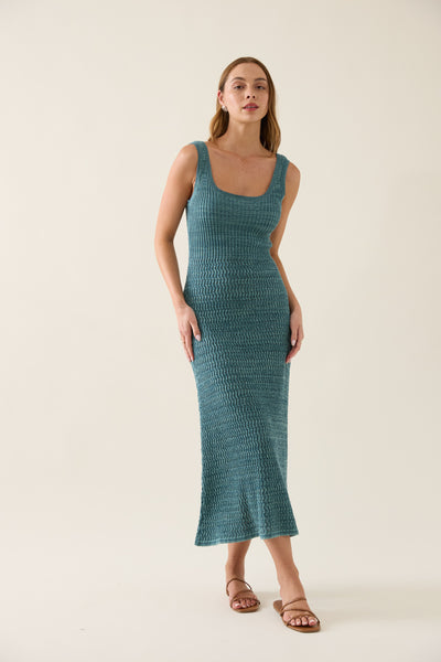 Isle of Mine - Ida Knit Tank Dress - Baltic
