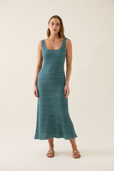 Isle of Mine - Ida Knit Tank Dress - Baltic
