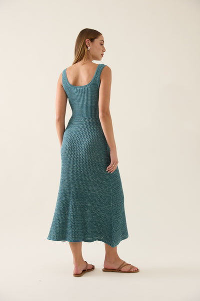 Isle of Mine - Ida Knit Tank Dress - Baltic
