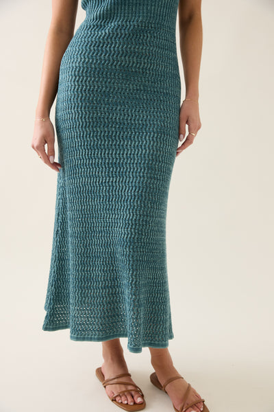Isle of Mine - Ida Knit Tank Dress - Baltic