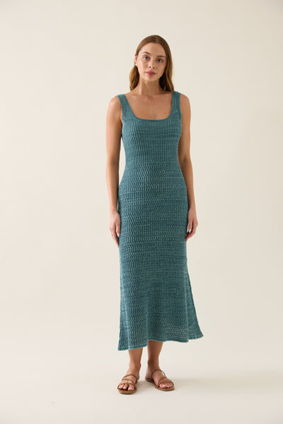 Isle of Mine - Ida Knit Tank Dress - Baltic