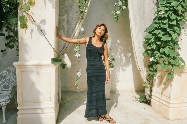 Isle of Mine - Ida Knit Tank Dress -Navy