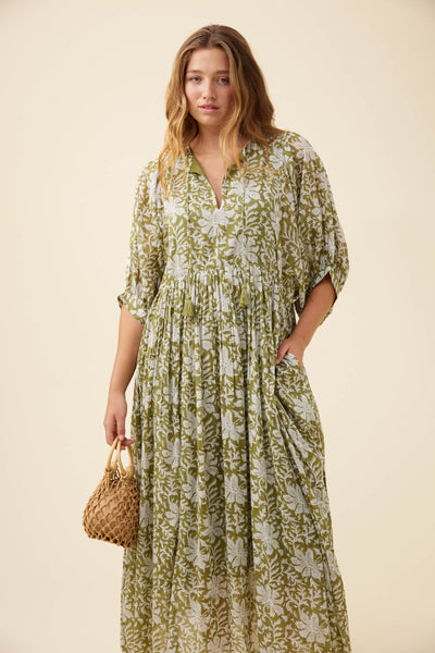 Isle of Mine - Wilma Maxi Dress - Olive