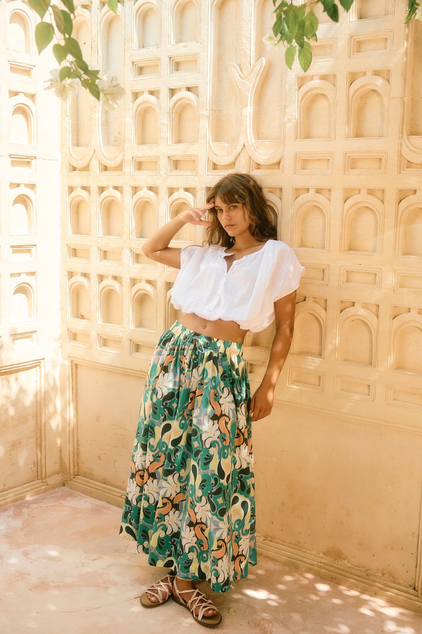 Isle of Mine - Aurora Maxi Skirt - Paisley