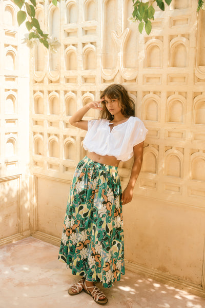 Isle of Mine - Aurora Maxi Skirt - Paisley
