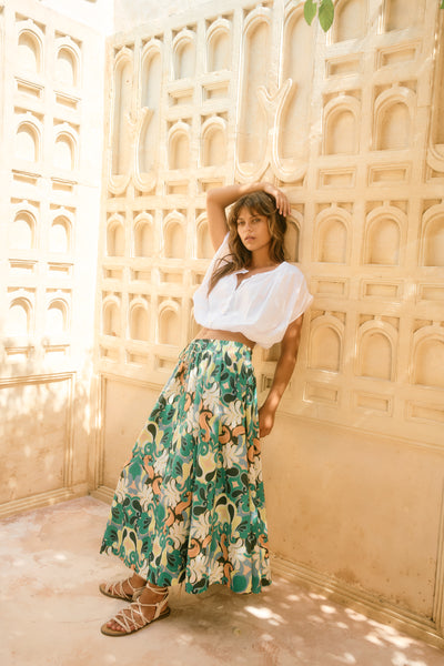 Isle of Mine - Aurora Maxi Skirt - Paisley