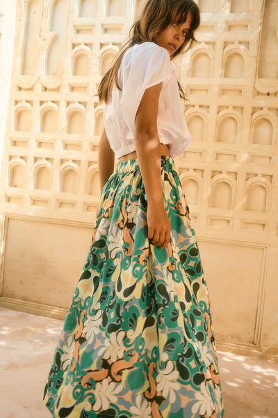 Isle of Mine - Aurora Maxi Skirt - Paisley