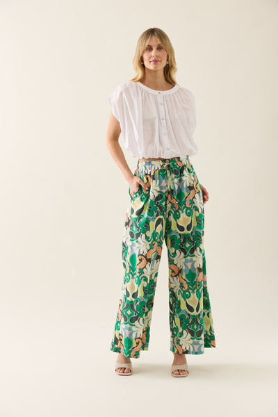 Isle of Mine - Aurora Reversible Crop Top - Lotus FINAL SALE