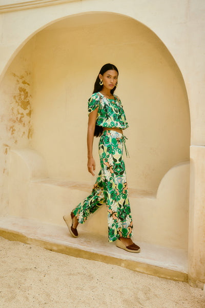 Isle of Mine - Aurora Reversible Crop Top - Paisley FINAL SALE