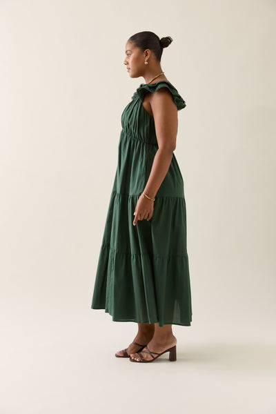 Isle of Mine - Aurora Frill Tank Dress - Myrtle
