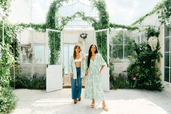 Isle of Mine - Oline Lace Kimono - Jasmine