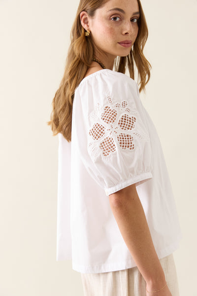 Isle of Mine - Nilsa Button Top - Lotus