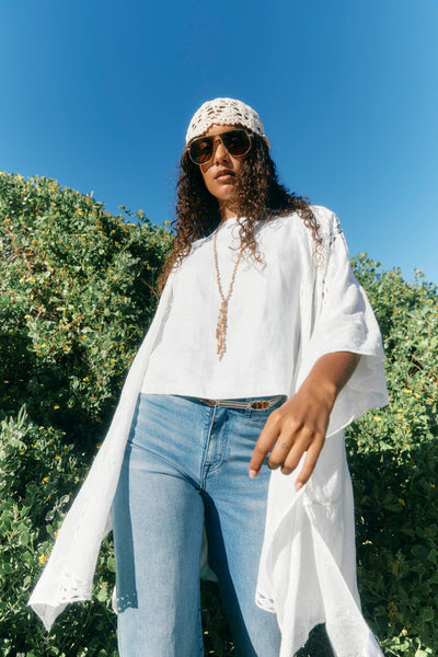 Isle of Mine - Elodie Cape - White