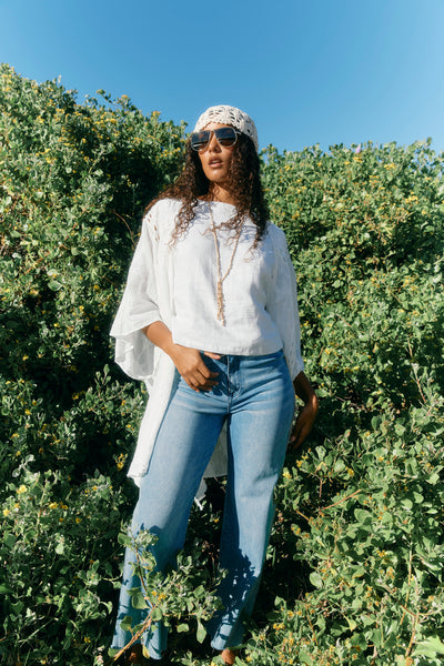 Isle of Mine - Elodie Cape - White
