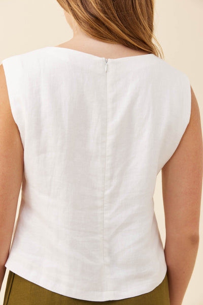 Isle of Mine - Anita Tank Top - White