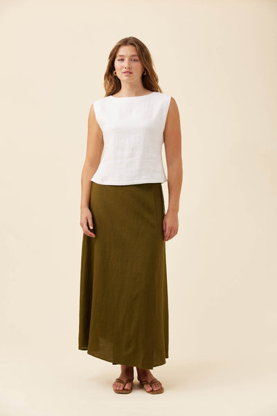 Isle of Mine - Anita Tank Top - White