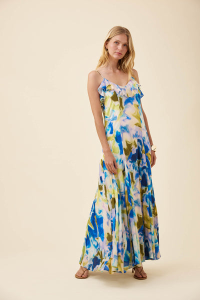 Isle of Mine - Frida Tank Maxi Dress - Watercolour