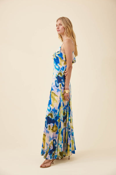 Isle of Mine - Frida Tank Maxi Dress - Watercolour