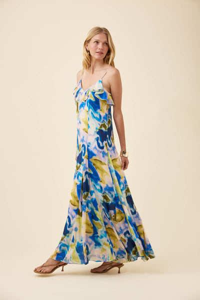 Isle of Mine - Frida Tank Maxi Dress - Watercolour