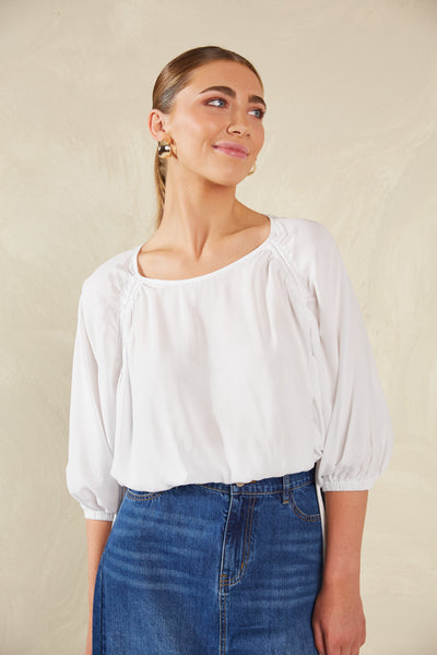 Haven - Dalton Denim Skirt - Indigo