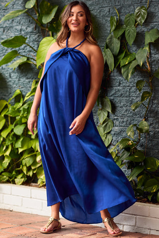 Haven - Portofino Halter Maxi Dress - Lago FINAL SALE