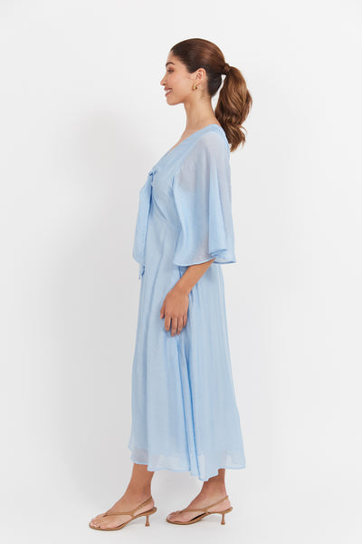 Haven - Baja Tie Midi Dress - Safira