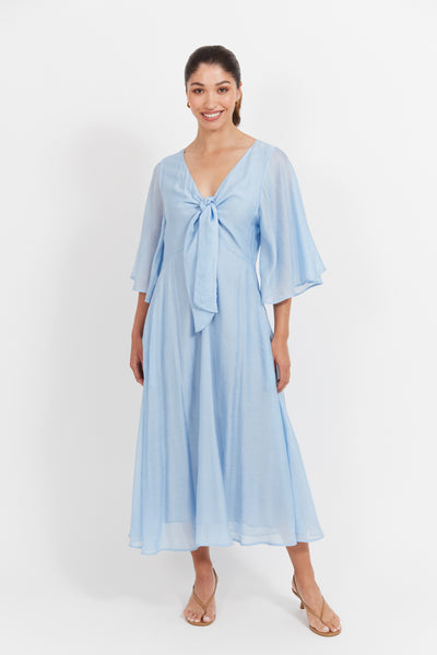 Haven - Baja Tie Midi Dress - Safira