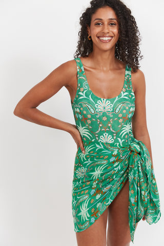 Haven - Haiti Sarong- Palms