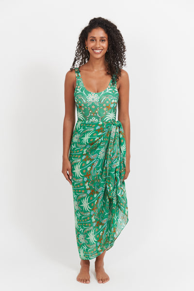 Haven - Haiti Sarong- Palms