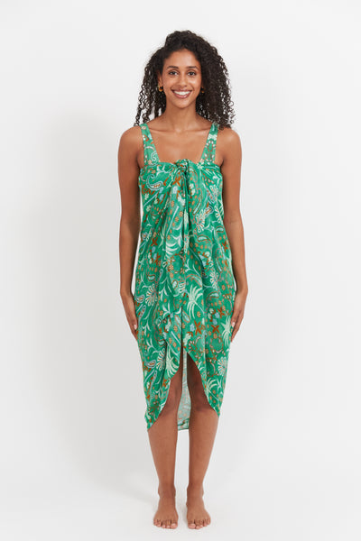 Haven - Haiti Sarong- Palms