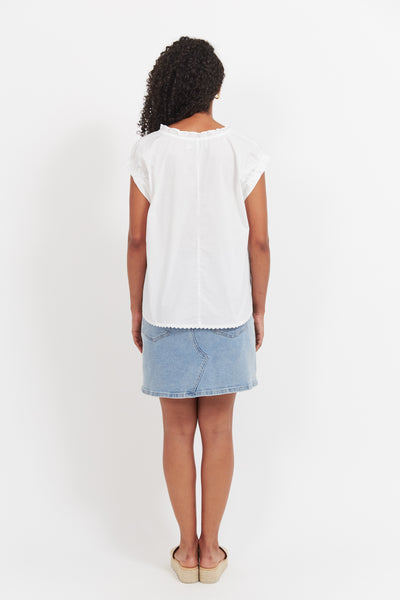 Haven - Brasilia Top - White