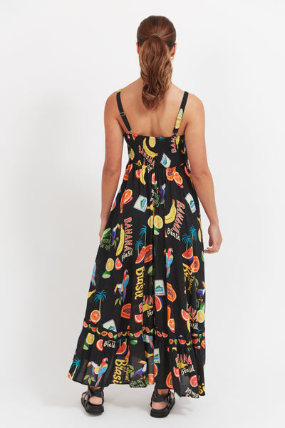 Haven - Cabana Tank Maxi Dress - Brasil Black