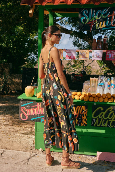 Haven - Cabana Tank Maxi Dress - Brasil Black