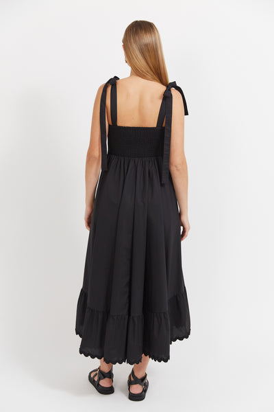 Haven - Brasilia Tie Maxi Dress - Black