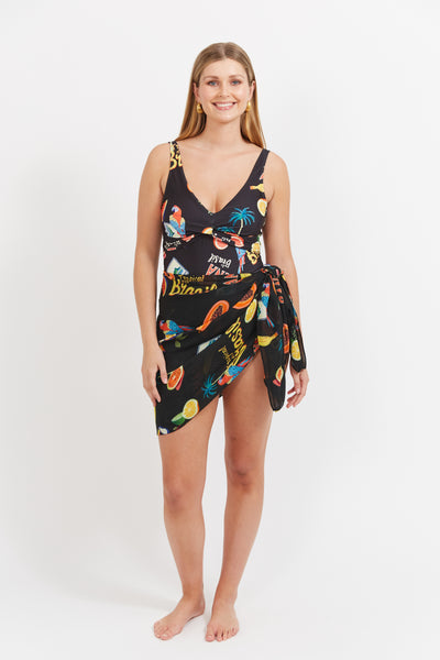 Haven - Cabana Sarong- Brasil Black