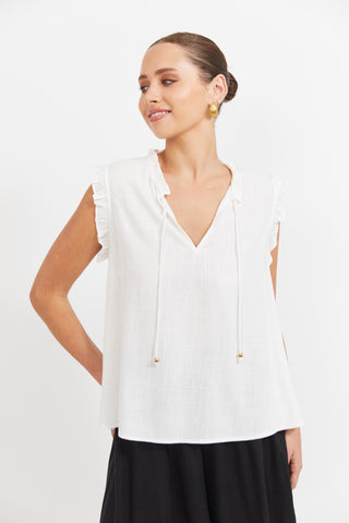 Haven - Jardin Top - White