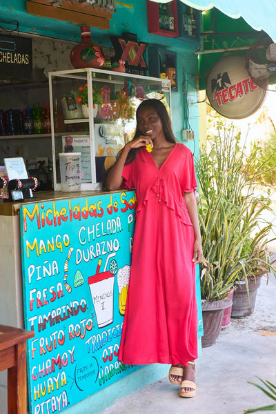 Haven - Jardin Frill Maxi Dress - Jardin