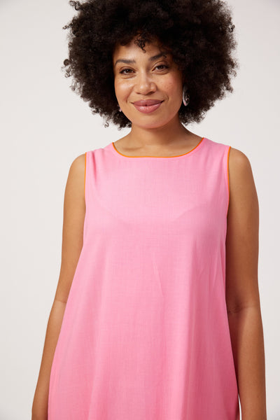 Haven - Positano Contrast Dress - Pink
