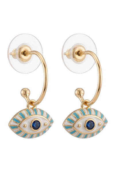 Haven - Positano Eye Earring - White, Orange or Pink