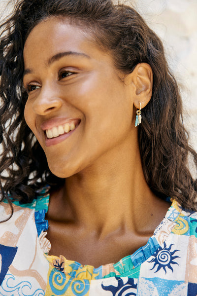 Haven - Positano Sea Earring - White, Mint or Pink