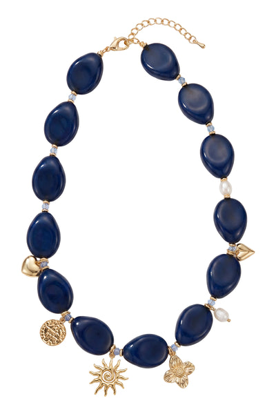 Haven - Positano Necklace - White, Multi or Navy