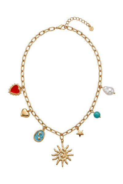 Haven - Zambezi Charm Necklace - Sun