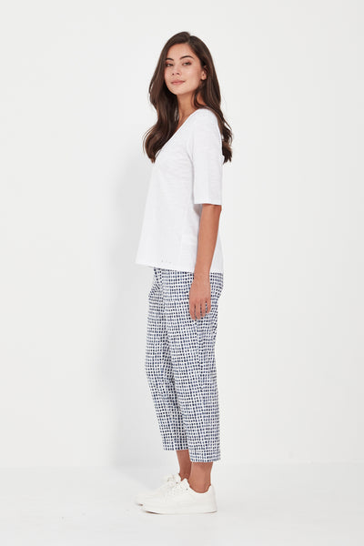 Verge - Acrobat Tile Pant Pant - Denim Print