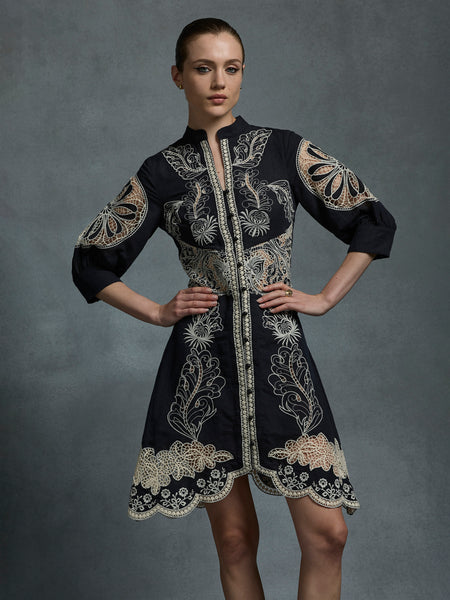 Moss & Spy - Alma Short Dress - Black